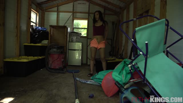 Teen Stepdaughter Caught Fapping In The Shed — Step Fantasy, Teen, Caught scene by Mylfed
