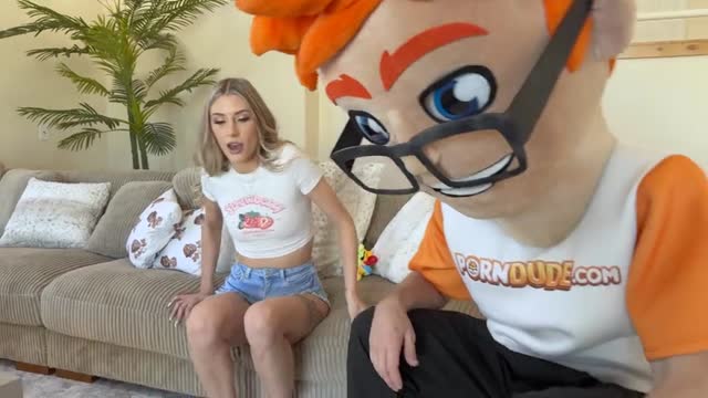 Babysitter Emily Jade Gets a Sexy Visit from Porn Dude — Teen (18+), Babysitter scene by Mylfed