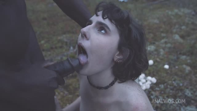 Darcy Dark in search of mushrooms in the forest got her first anal BBC — Interracial, Anal, Outdoor scene by Mylfed