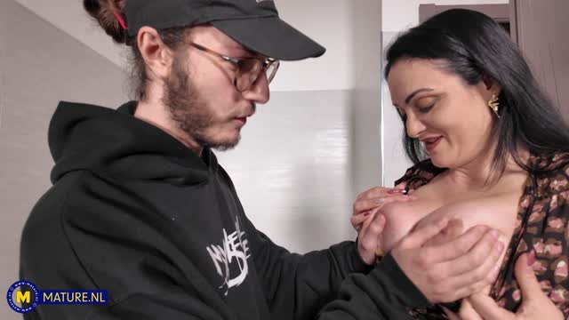 Milf Landlord Mary Rider and her husband have sex with their tenants Elivalove and her boyfriend — MILF & Mature, MILF, Husband scene by Mylfed