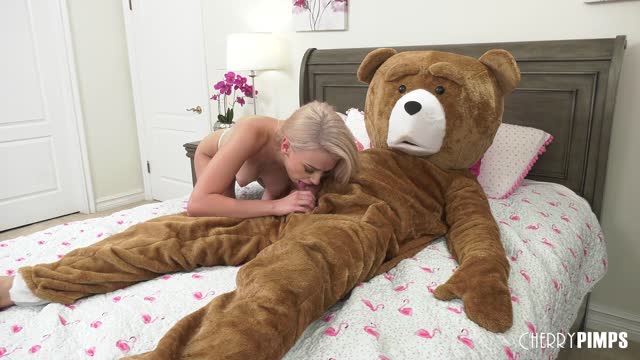 Madison Summers Loves Her Teddy Bear
