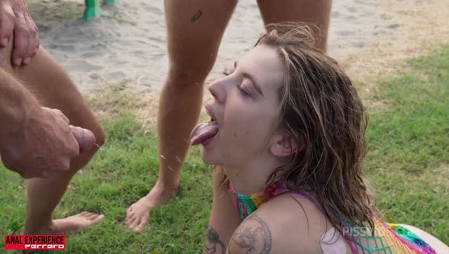 Musa Martina After Beach Volley, Have A Sex With 4 Horny Guys. She's Love The Piss In Her Mouth! (WET)