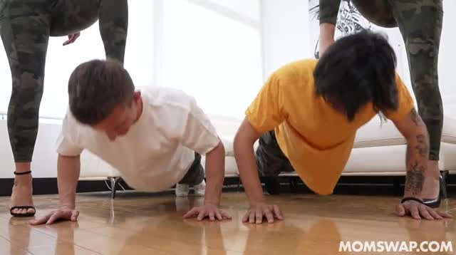 Boot Camp Swap — MILF & Mature, Swap scene by Mylfed